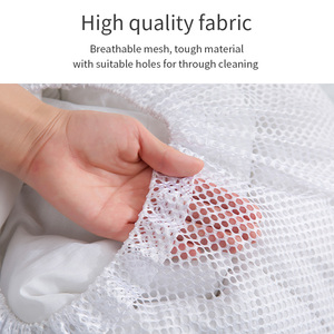 Lớn lưới túi giặt với dây rút <span class=keywords><strong>Net</strong></span> rửa túi giặt lưới túi cho máy giặt - Product Image 3