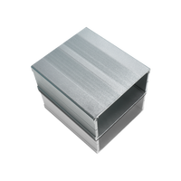 Boîtier personnalisé en alliage d'aluminium 6063 pour électronique, protection IP54, 160x56mm, dissipation thermique EMI, installation de carte de circuit imprimé