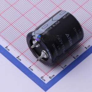 ELH2GM101O25KT Snap-in <b>Aluminum</b> <b>Electrolytic</b> <b>Capacitor</b> Through hole Component (THT),D22xL25mm 22mm 25mm - Product Image 1