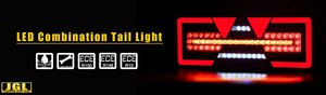 Luz Trasera Combinada LED de 360 mm, Luz Trasera LED ECE R150 ECE R148, Luz Trasera LED para Remolque - Product Image 3