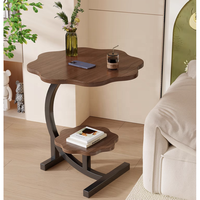 Table basse miniature en bois moderne, durable et personnalisable, table d'appoint convertible pour petits appartements, chambres et salons
