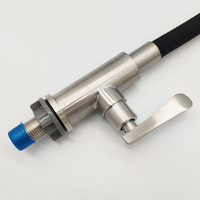 Robinet d'évier de cuisine et de salle de bain en acier inoxydable sans plomb, eau froide, rotatif, en silicone, pour usage domestique, vente en gros directe d'usine OEM