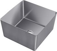 Évier de soudure industriel personnalisé 304 316 à l'intérieur de la cuvette de l'évier de table Carton d'acier inoxydable de cuisine commerciale fabriqué à la main