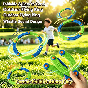 YY Brother PP <b>Plastic</b> Flying <b>Disc</b> Toy for Children 5-7 & 8-13 Years Green and Blue Color Unisex Sports with Embossed Logo - Product Image 5