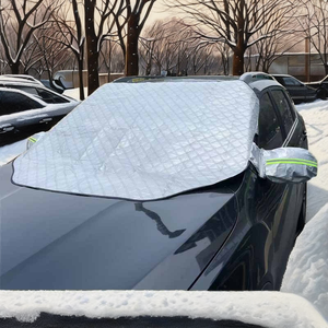 2025 cubierta de <span class=keywords><strong>coche</strong></span> impermeable duradera protección de 4 capas UV Frost limpiaparabrisas espejo <span class=keywords><strong>Protector</strong></span> para parabrisas de nieve - Product Image 3