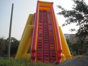 Inflatable 50-Meter Giant PVC Water Slide Universal CE Certified 3000KG Capacity Outdoor Summer <b>Fun</b> Commercial Use - Product Image 4