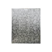 642024 Ensemble de 3 plateaux de service ronds dorés effet miroir, 12 pièces 35x35(L) pour le stockage alimentaire, Fournitures Ramadan, Vente en gros