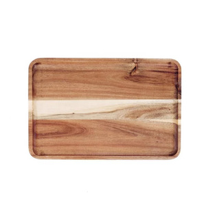 Bandeja Rectangular de Madera de Acacia Imperial Noble, Sin Acabado, Resistente, para Servir en el Hogar, Cocina o Restaurante - Product Image 5