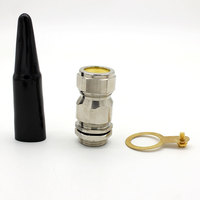Presse-étoupe antidéflagrant Hawke pour câble blindé SS304 SS316L Atex M25 Connecteurs de câble en laiton nickelé Taille