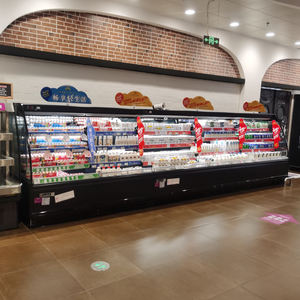 Refrigerador <span class=keywords><strong>de</strong></span> Exhibición para Supermercado, Color Personalizado, Refrigerador Comercial para Supermercado, Estantes Ajustables Ilimitados, Tipo Ángel - Product Image 3