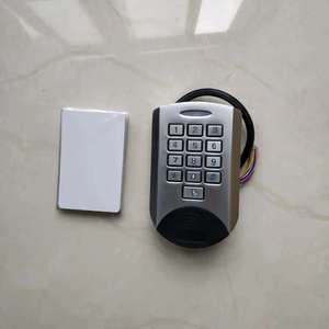 Kit de Sistema de Control de Acceso Biométrico con Cerradura Magnética Eléctrica de 280 kg, Botón de Salida, Tarjetas IC, Teclado Independiente Metálico IP68 - Product Image 3