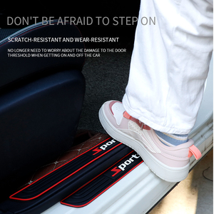 Pelindung Ambang Pintu Mobil PVC Universal Logo Kustom, Pelindung Pintu Mobil Anti Selip, Pelindung Ambang Bagasi Mobil, Pelindung Ambang Pintu Mobil - Product Image 2