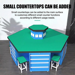 Station d'assemblage <span class=keywords><strong>de</strong></span> moules Oumoda OBM personnalisable, style industriel, capacité <span class=keywords><strong>de</strong></span> charge 1000 kg, 2400x2080x800mm, pour écoles, OEM - Product Image 4