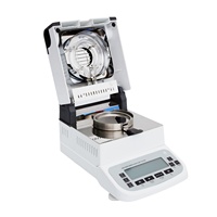 Analyseur d'humidité halogène de paillasse, machine de détermination rapide de l'humidité, résolution 0,01 %, plage 0,01-100 %, matériau ABS, garantie 1 an