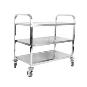 Chariot de service de cuisine à 3 niveaux en acier inoxydable commercial modèle T2G 01, prix d'usine - Product Image 2