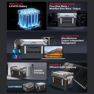 Superior Quality ABS Portable 500W 600W 1000W 1500W 2000W 3000W <b>Solar</b> Energy <b>System</b> Energy Storage <b>Solar</b> Power Station - Product Image 2