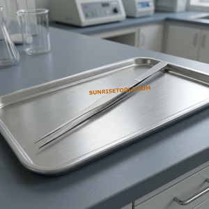 Pince à épiler SUNTOOLS/STIPL modèle 593A en acier inoxydable, coupe baguette irrégulière, 200 mm, outil de fabrication de bijoux - Product Image 4