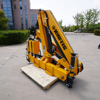 Grue à flèche télescopique compacte et pliable à commande à distance, grue à flèche pliable de 3,2 tonnes