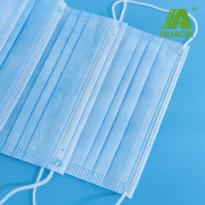 Produsen Perlengkapan Medis Masker Wajah Sekali Pakai 3 Lapis dengan Tali Telinga - Product Image 2