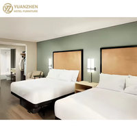 LivSmart Studios Ensemble de meubles de chambre à coucher en MDF 5 étoiles de luxe moderne et écologique personnalisable Hilton Hôtels Appartements Queen King