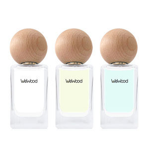 Vietnam personnalisé écologique sans déversement en forme de boule ronde couvercles de couverture de parfum en bois carré couronne bouchon cosmétiques à la main bouchons de bouteille - Product Image 4