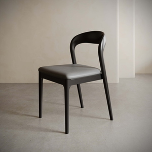 Sedia <span class=keywords><strong>da</strong></span> Pranzo in Legno Massello Stile Nordico-Italiano, Design Minimalista con Schienale - Product Image 5