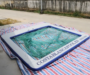 Meilleur filet de profondeur de 6,5 pieds Piscine gonflable à méduses 5x5 mètres Piscine à mailles flottantes pour adultes JUMPFUN - Product Image 2