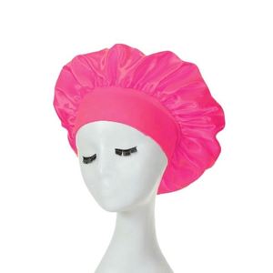 Bonnet de nuit en satin doux et coloré, ajustable, pour femmes, idéal pour le sport et les affaires, toutes saisons, vente en gros - Product Image 3