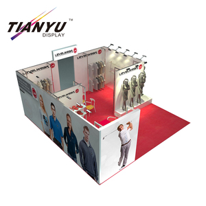 Stand Espositivo Personalizzato per Fiere, Sistema Modulare Portatile, Design di Alta Qualità 6x6m, Stand per Esposizione di Abbigliamento - Product Image 2