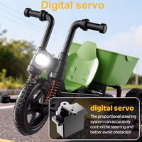 Tricycle télécommandé LH-C111S 2.4G, jouet à chevaucher en forme de mouton, véhicule RC en ABS+PP avec lumières LED, voiture RC tout-terrain