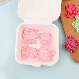 <span class=keywords><strong>Grenouille</strong></span> série 3D dessin animé écologique en plastique Biscuit moule bricolage argile <span class=keywords><strong>emporte</strong></span>-pièces pour fête utiliser outils de cuisson - Product Image 5