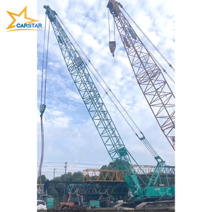 Grue sur chenilles d'occasion de 50 tonnes avec moteur, boîte de vitesses et pompe pour levage de charges de construction à vendre - Product Image 4