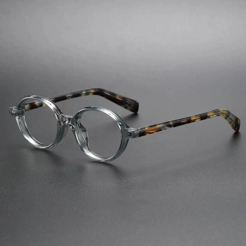 Fabricant de lunettes rondes de designer pour hommes Montures de lunettes tendance pour femmes avec protection contre la lumière bleue Montures de lunettes optiques