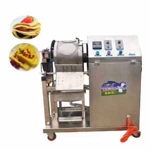 Máquina Eléctrica Multifuncional para Crepas y Panqueques, de Acero Inoxidable, Antiadherente, Motorizada, con Capacidad de 20 Piezas/Minuto - Product Image 3