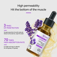 Huile essentielle de lavande biologique de qualité cosmétique, apaisante, pour le sommeil, l'aromathérapie et les massages corporels