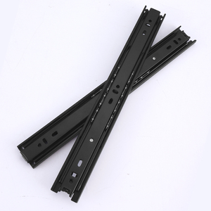 SHENG XIN Eisens ch warze Sprüh farbe Voll auszug Teleskop kanal Schublade Laufbahn Teleskops chu blade schienen - Product Image 6