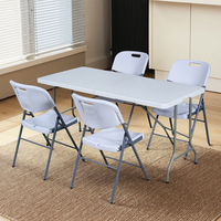 Table de camping pliable portable, table de pique-nique d'extérieur pour les voyages, le camping en camping-car, les événements familiaux, les escapades de fin de semaine, les repas en plein air