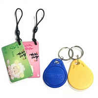Guangbao ZY-K026 Mini-ID Fudan ICM1 Chip NFC RFID Zugangskontrollkarte für Zodiac Community Besitzer und Mitglieder mit Blauem Magnetstreifen
