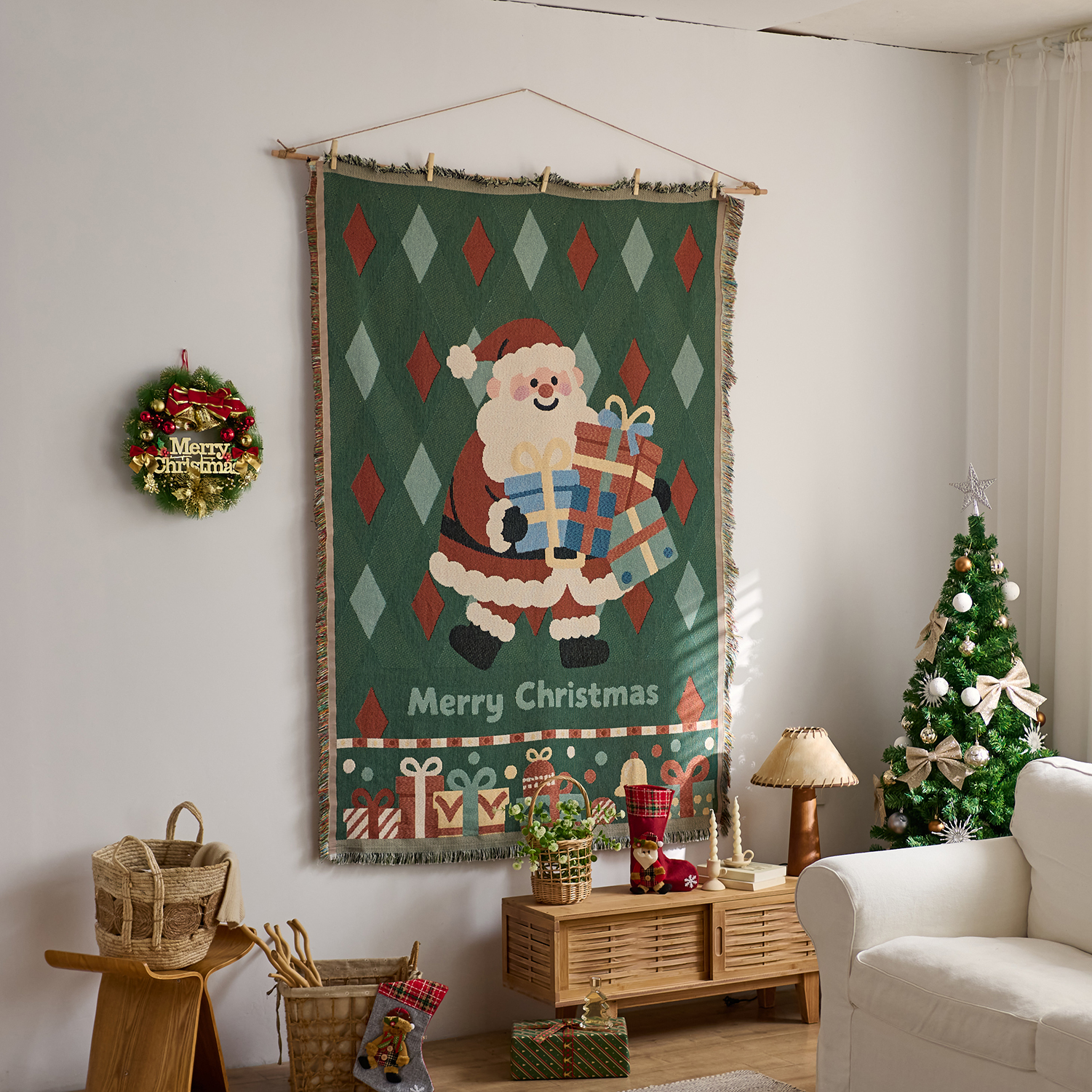 Green Santa Claus