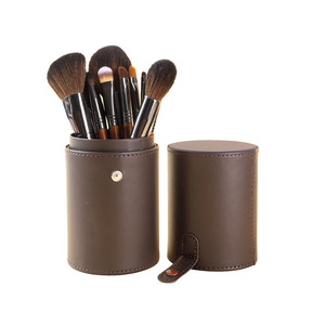 15 Piece Natural Wool Makeup <b>Brushes</b> Set Wooden Handle Foundation Eyeshadow <b>Round</b> Cosmetic <b>Brushes</b> - Product Image 3