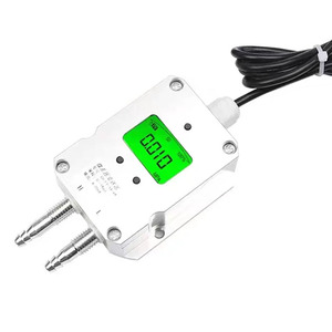 Modbus 4-20mA Ventilador contra incendios Transmisor de presión de aire microdiferencial de presión negativa para detección y control - Product Image 6