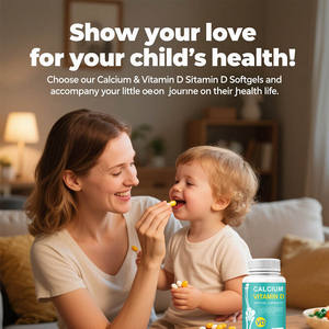 Calcio Premium con Vitamina D3 Cápsulas Softgel Huesos Fuertes - Product Image 3