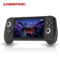 ANBERNIC Nouvelle console de jeu portable Android RG556 Console de jeux rétro Lecteur de jeux Oled Écran 5,5 pouces Jouer à PS2 PSP 3DS