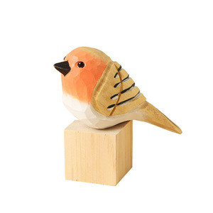 Figurine de table personnalisée en bois de tilleul, ornements de bureau, décoration pour la maison et le bureau, peinte à la main, sculptée à la main, anti-stress - Product Image 5