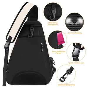 Sac à dos de pickleball de sport personnalisé de qualité supérieure sac de <span class=keywords><strong>raquette</strong></span> de support de pagaie d'épaule pour femmes pour une utilisation en salle de sport - Product Image 5