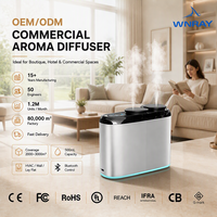 Diffuseur d'arômes pour la maison, diffuseur d'huiles essentielles pour le salon, diffuseur d'arômes pour le bureau et le spa, noir