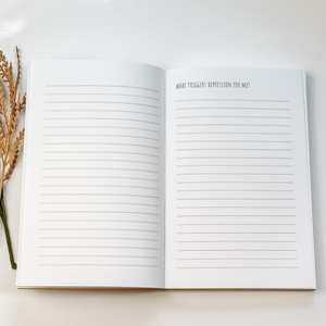 LABON इको फ्रेंडली गाइडेड सेल्फ केयर स्ट्रेस एंग्जायटी रिलीफ थेरेपी मेंटल हेल्थ माइंडफुलनेस जर्नल प्रॉम्प्ट के साथ - Product Image 4