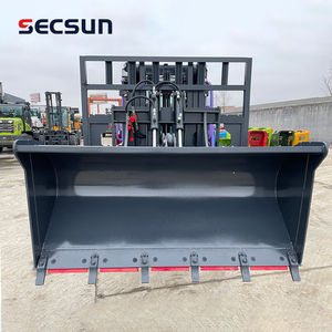 כל השטח 4 x4 דיזל מלגזה מעל כביש 3 טון 3.5 טון 4 טון שטח קשה מלגזה עם דלי - Product Image 6