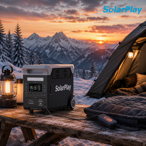 Generador <span class=keywords><strong>Solar</strong></span> Solarplay de 3840 Wh LiFePO4, Estación de Energía Portátil de 3600 W, Stock Local en Alemania, Envío Rápido, Batería de Emergencia - Product Image 6