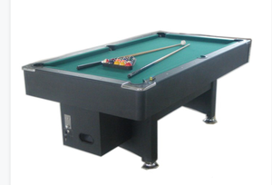 <span class=keywords><strong>Table</strong></span> <span class=keywords><strong>de</strong></span> <span class=keywords><strong>billard</strong></span> à monnayeur en panneau MDF avec coussinets en caoutchouc et poches en plastique, système <span class=keywords><strong>de</strong></span> retour <span class=keywords><strong>de</strong></span> billes, tailles 7ft/8ft/9ft - Product Image 2